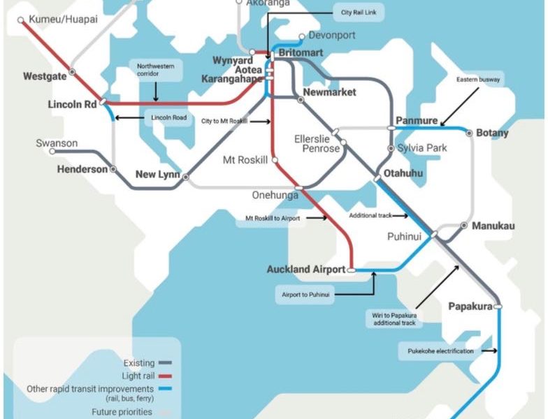 Auckland city to airport link part of $1.8bn light rail plan