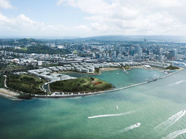 Waterfront “volcano” plan for Auckland