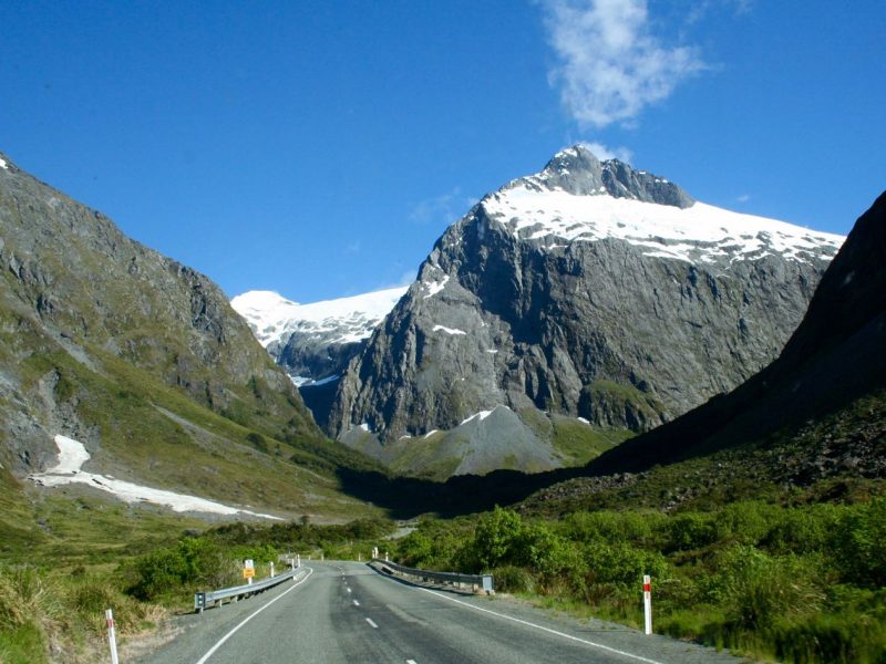 First buses get into Milford Sound