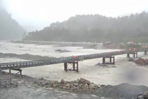 Rain delays reopening of Westland’s Waiho Bailey bridge