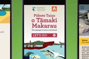DOC claims world first tri-lingual nature app launch