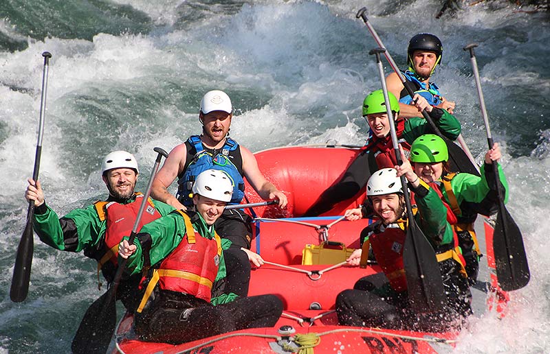Rafting New Zealand helps cadets thanks to PGF