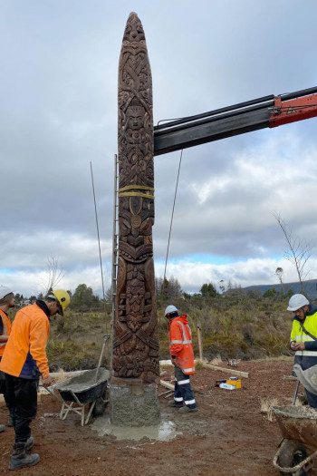 New pou-whenu completes $2.3m Mt Ruapehu facility