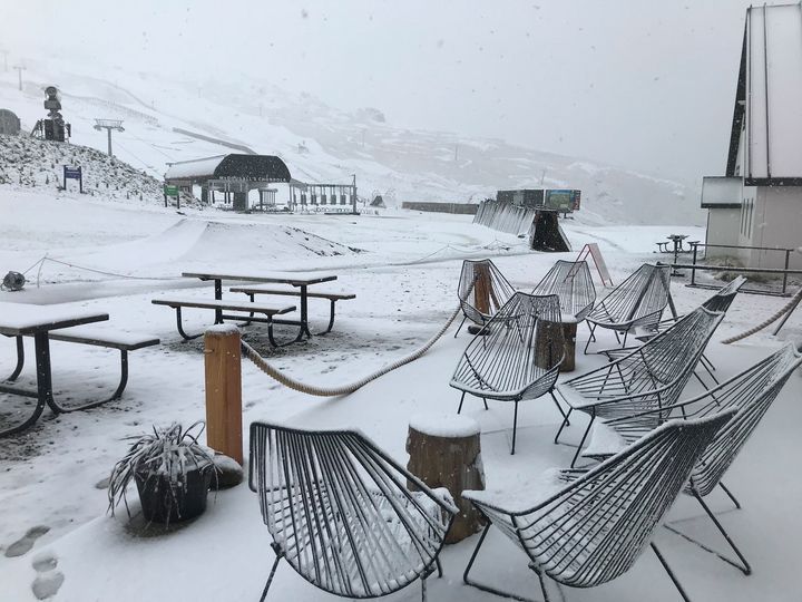 Snow closes summer activities at ski resorts