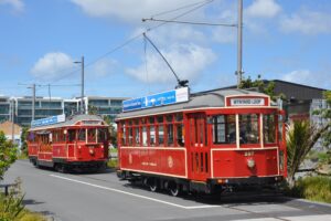 Dockline trams return to Auckland waterfront