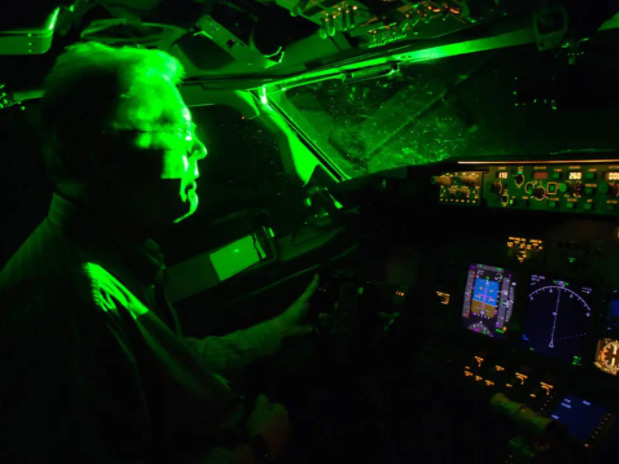 Rise in laser strike attacks on aircraft causing danger