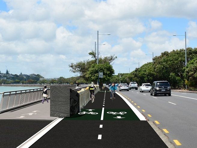 Upgraded cycleway re-opens after $14m upgrade