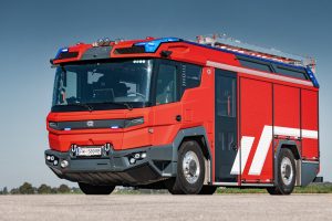 Electric fire truck for Christchurch Airport