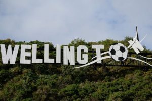 Iconic Wellington sign ‘blown away’ by football fever