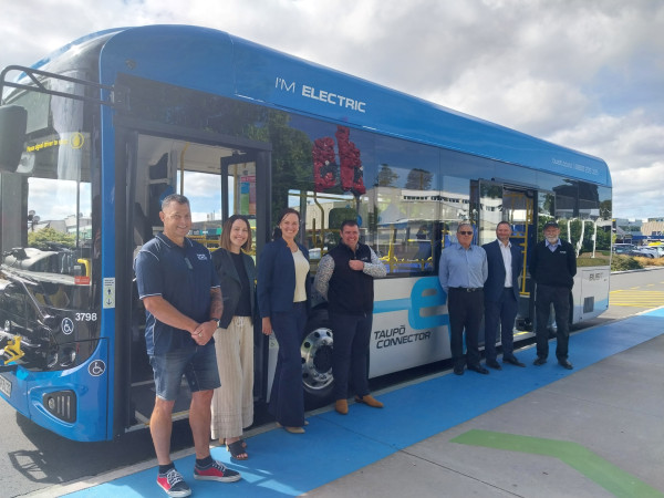 Waikato’s first electric bus in service