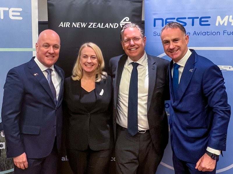 Air NZ inks sustainable aviation fuel deal