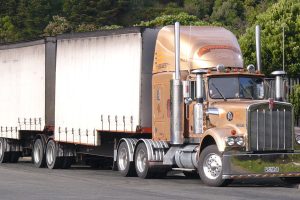 Visitors coming for trucking show